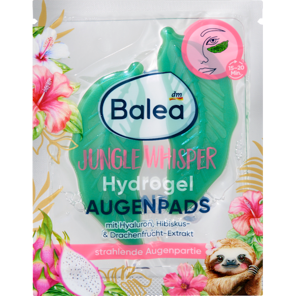 Augenpads Hydrogel Blätter (1 Paar), Jungle Whisper Balea