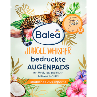 Balea Eye pads Leopard (1 pair), Jungle Whisper, 2 pcs