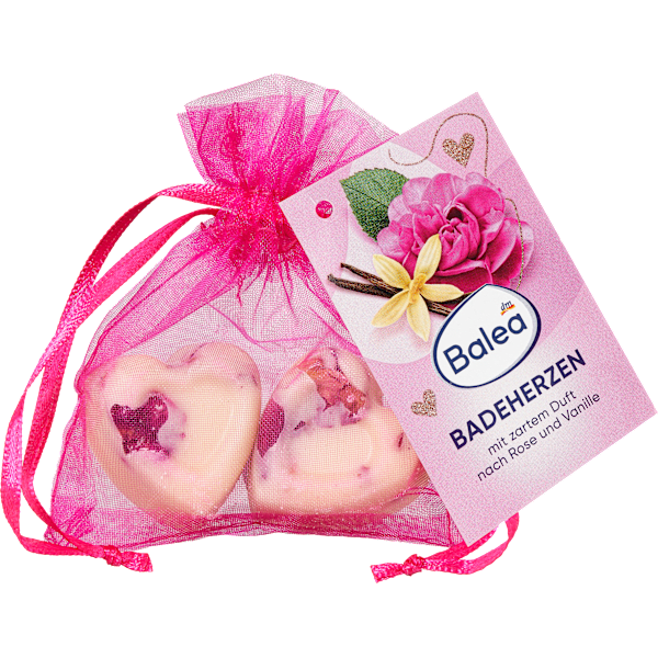 Badeherzen Rose-Vanille Balea