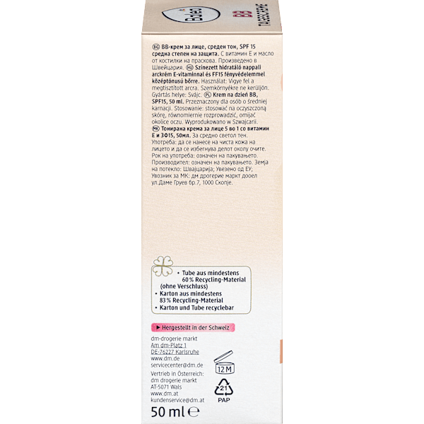 BB Creme mittlerer Hautton LSF 15 Balea