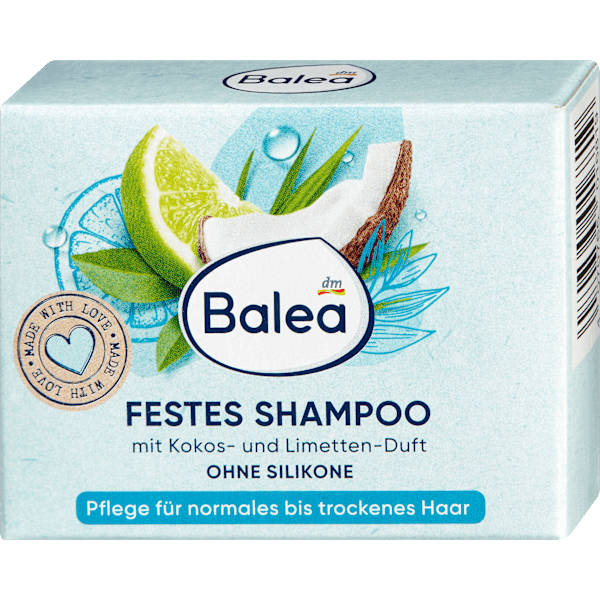 Festes Shampoo Kokos- & Limettenduft Balea