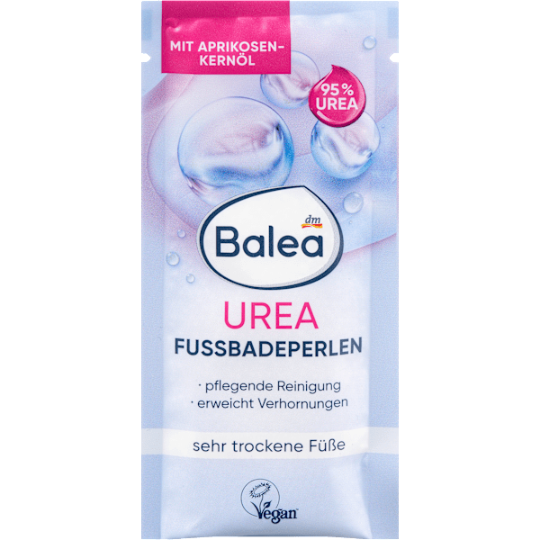 Fußbadeperlen sehr trockene Füße Urea Balea