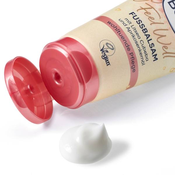 Fußbalsam Feel Well mit Litsea Cubeba & Aprikosenkernöl Balea