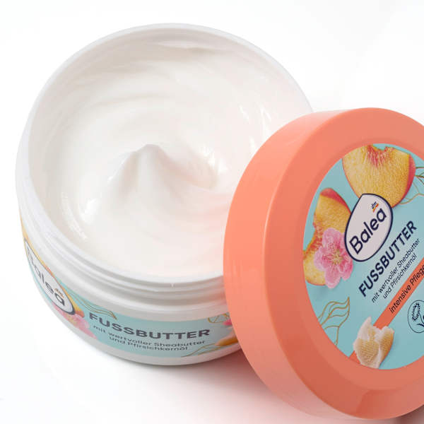 Fußbutter Sheabutter & Pfirsichkernöl Balea