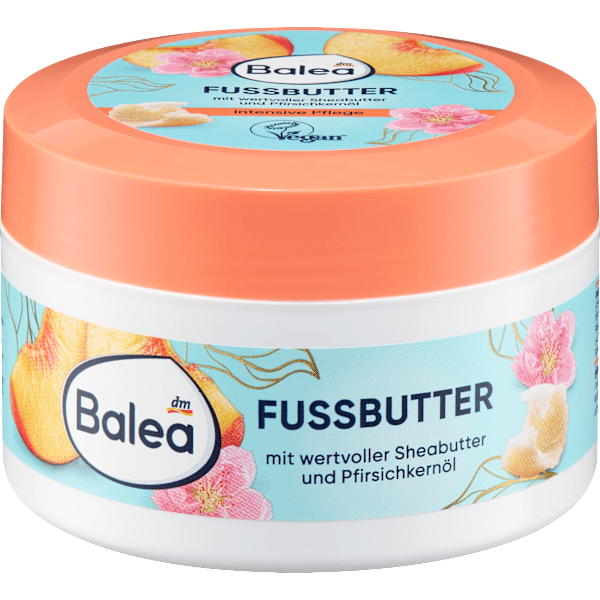 Fußbutter Sheabutter & Pfirsichkernöl Balea