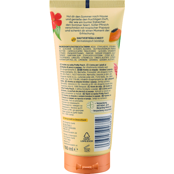 Fußcreme Pretty Peach Balea