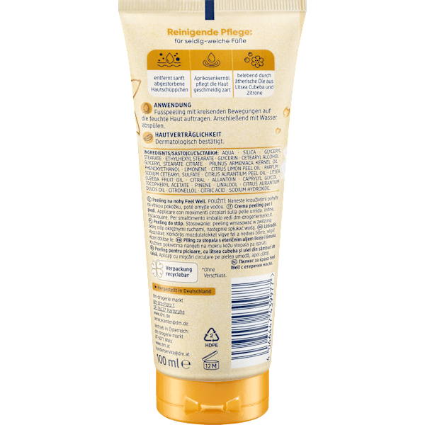 Fußpeeling Feel Well Litsea Cubeba Balea