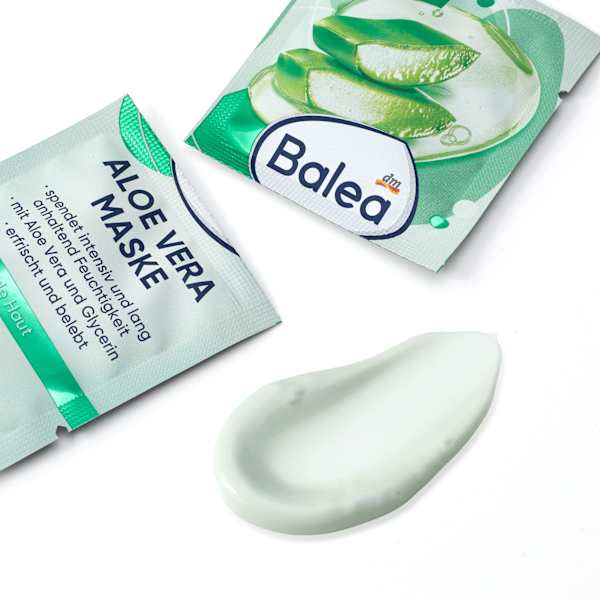 Gesichtsmaske Aloe Vera Sachet (2x8 ml) Balea