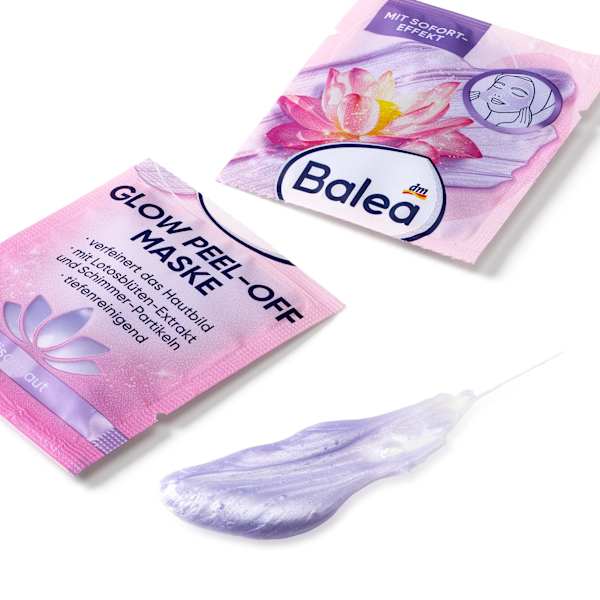 Gesichtsmaske Glow Peel- Off (2x8 ml) Balea