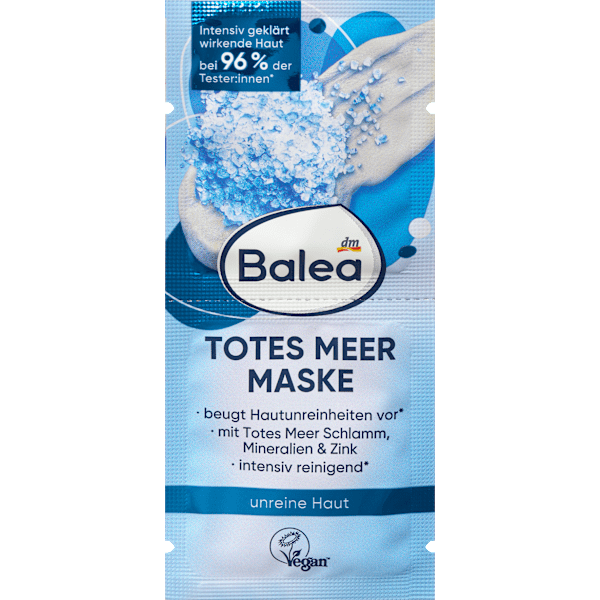 Gesichtsmaske Totes Meer (2x8 ml) Balea