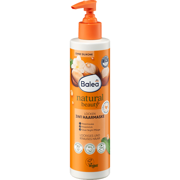 Haarmaske 3in1 Natural Beauty Locken Balea
