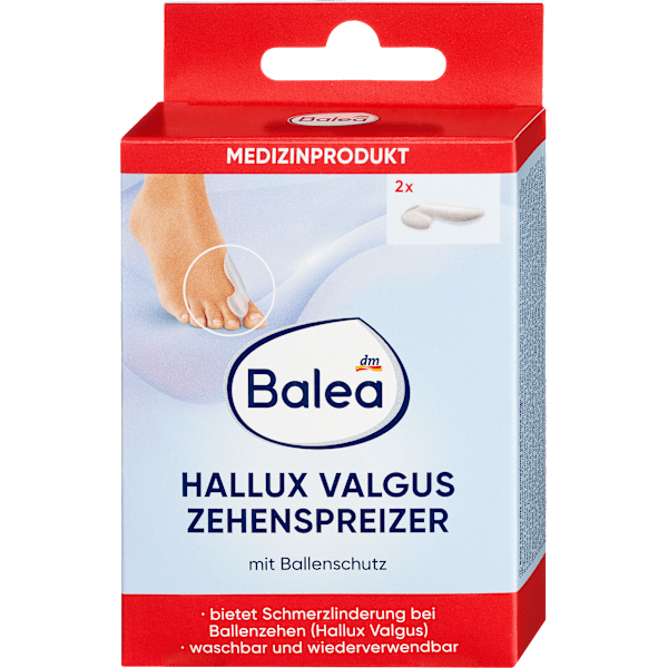 Hallux Valgus Zehenspreizer mit Ballenschutz Balea