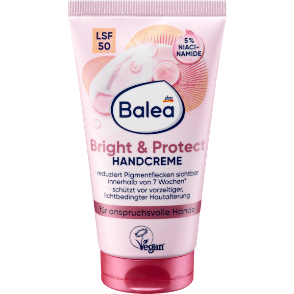 Handcreme Bright & Protect LSF 50 Balea