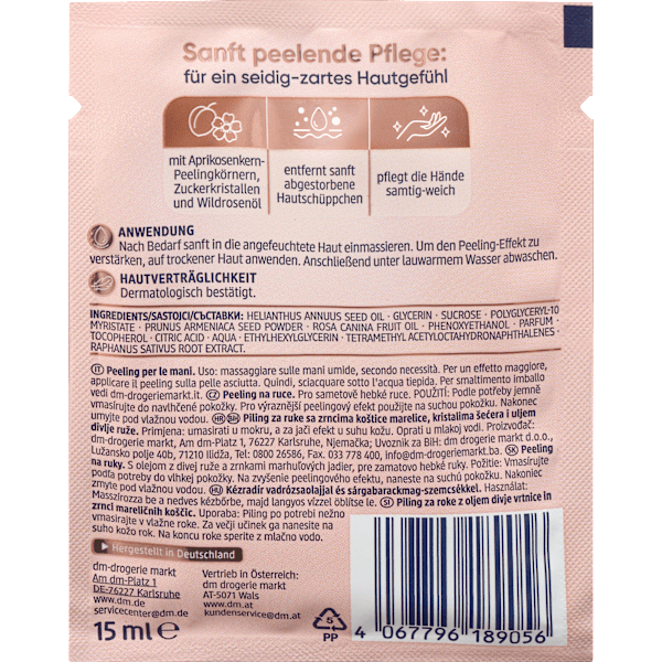 Handpeeling Wildrose & Aprikose Balea