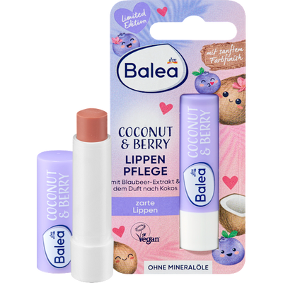 Balea Coconut & Berry lip care, 4.8 g
