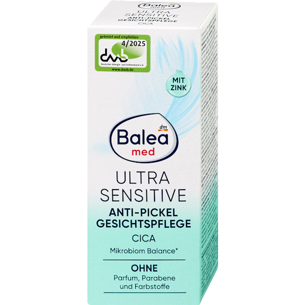 Anti-Pickel Gesichtspflege Ultra Sensitive Balea med