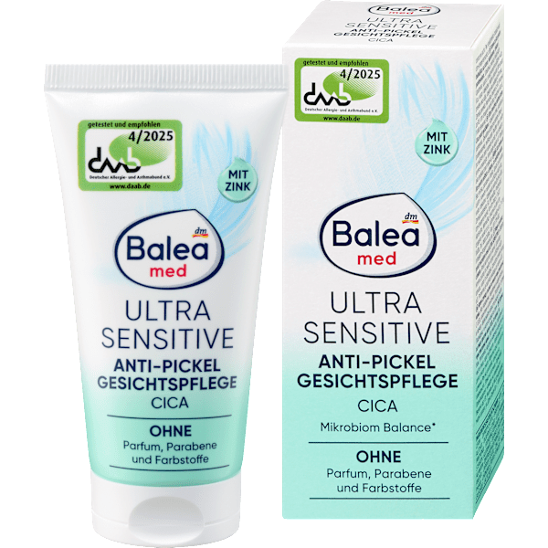 Anti-Pickel Gesichtspflege Ultra Sensitive Balea med