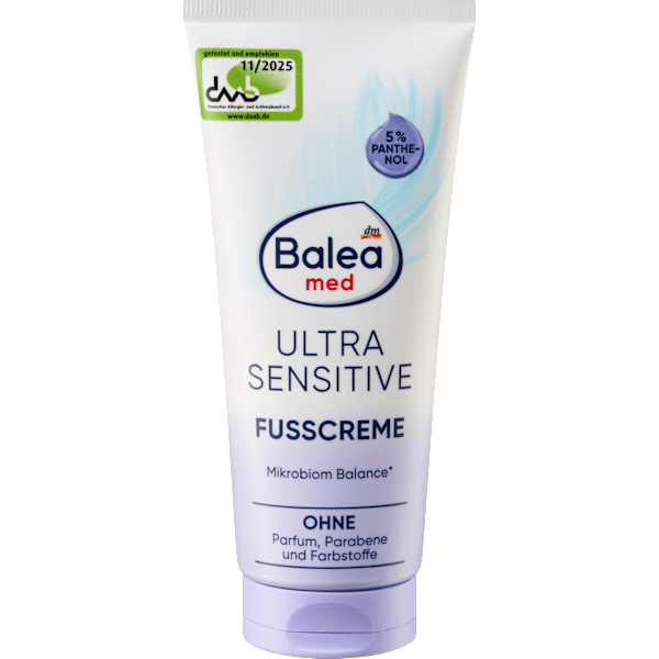 Fußcreme ultra sensitive Balea med