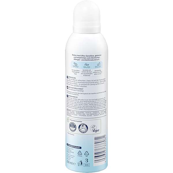 Rasiergel Ultra Sensitive Balea med