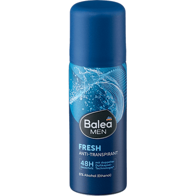 Balea MEN Antiperspirant deodorant spray Fresh, travel size, 50 ml
