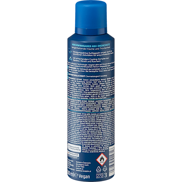 Antitranspirant Deospray Fresh Balea MEN