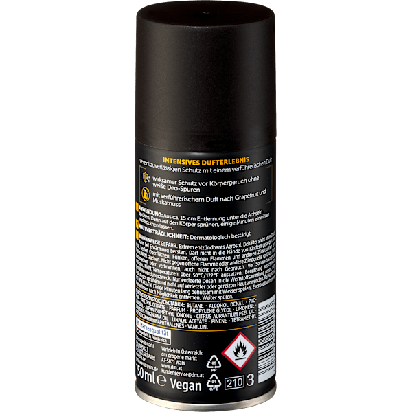 Deospray Golden Intense Balea MEN