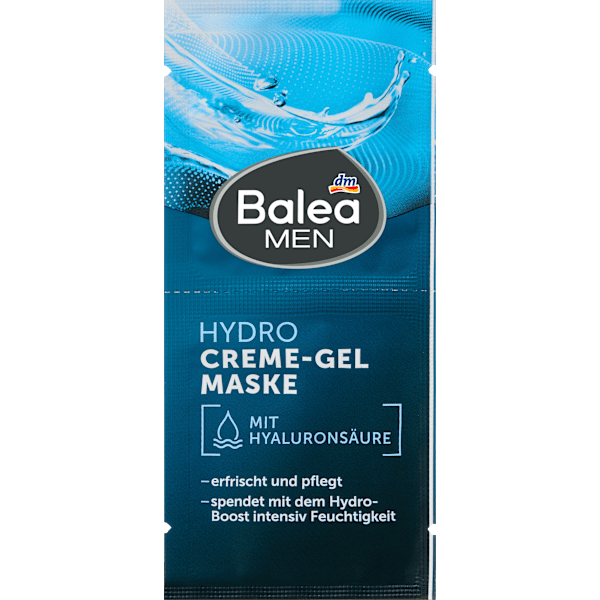 Gesichtsmaske Creme-Gel Hydro Balea MEN