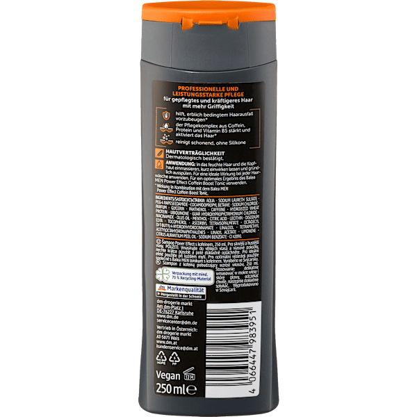 Shampoo Power Effect Coffein Balea MEN