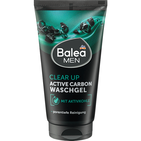 Waschgel Clear Up Active Carbon Balea MEN