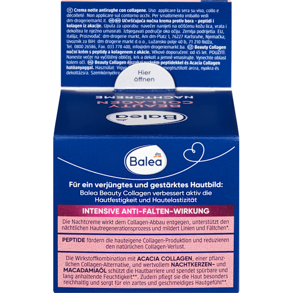 Nachtcreme Beauty Collagen Balea