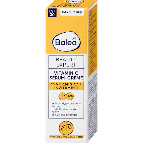 Serum Beauty Expert Vitamin C Serum-Creme LSF 30 Balea