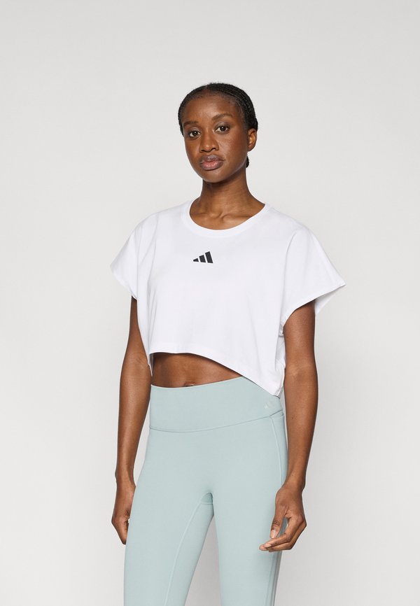 adidas Performance POWER WORKOUT CROPPED BOXY 3 STRIPES