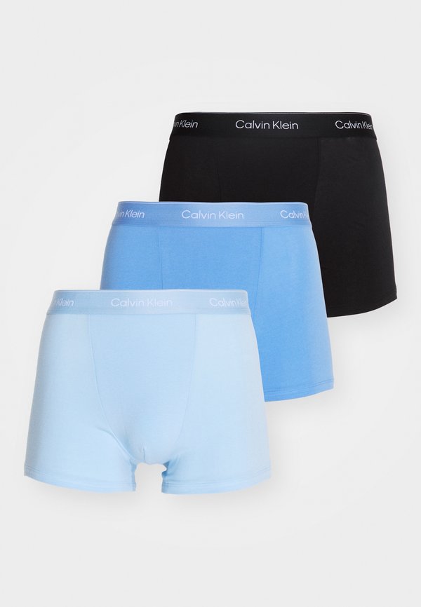 Calvin Klein Underwear 3 PACK - Trunks - black/glacier/blue bell