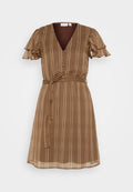 VILA VINORA V NECK SHORT DRESS