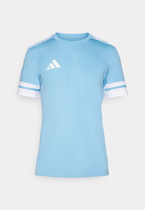 adidas Performance SQUADRA25 SHORT SLEEVE - Sports T-shirt - team light blue/white