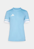 adidas Performance SQUADRA25 SHORT SLEEVE - Sports T-shirt - team light blue/white