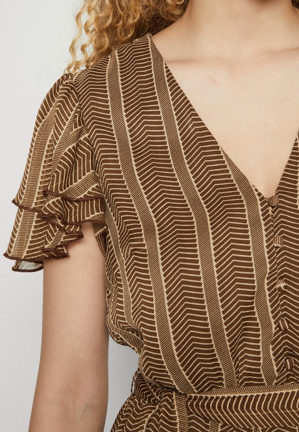 VILA VINORA V NECK SHORT DRESS