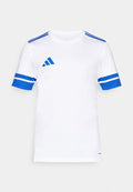 adidas Performance SQUADRA25 SHORT SLEEVE - Sports T-shirt - white/team royal blue