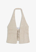 Bershka TOP - Top - silver-coloured