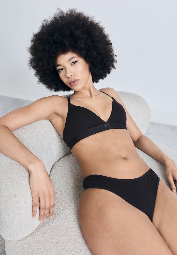 Puma WOMEN TRIANGLE BRALETTE - Triangle bra - black
