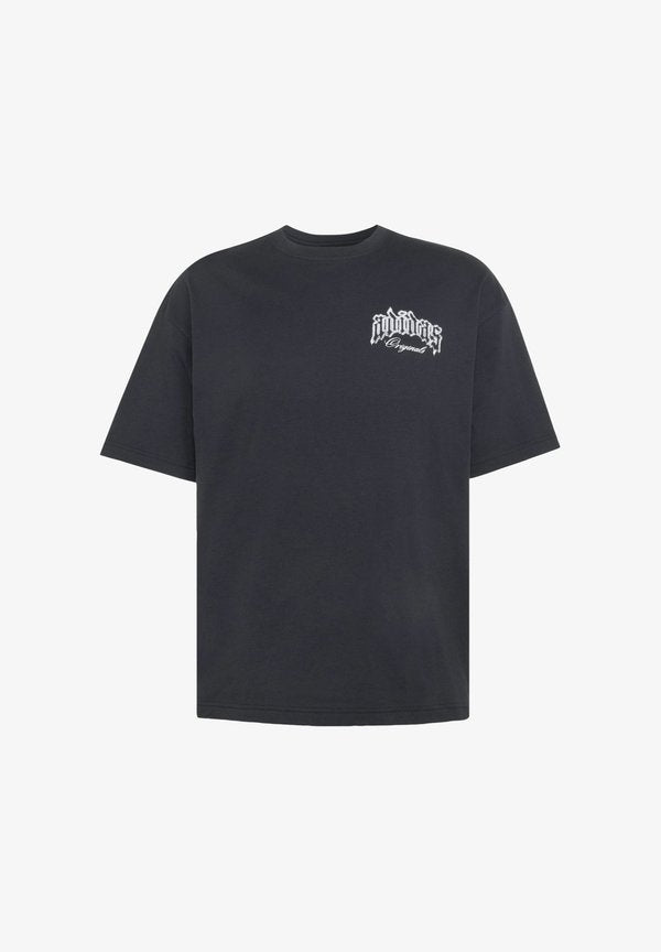 adidas Originals SST ARCH TEE - Print T-shirt - black