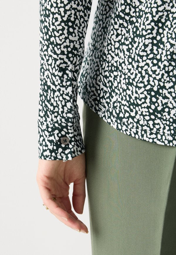 Marc O'Polo BLOUSE LONG SLEEVE COLLAR BUTTON PLACKET