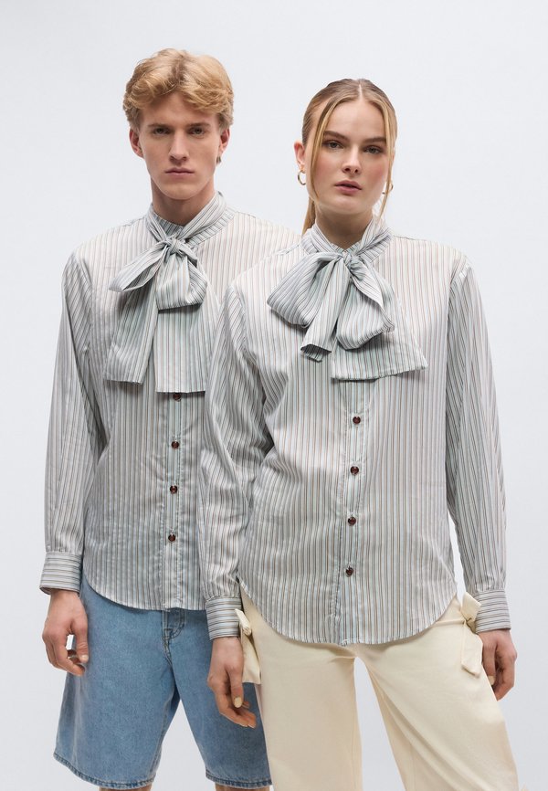 Sister Jane ARTHUR STRIPE BOW SHIRT UNISEX
