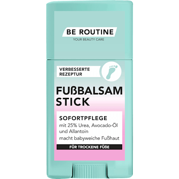 Fußcreme, Fußbalsam Stick Urea BE ROUTINE
