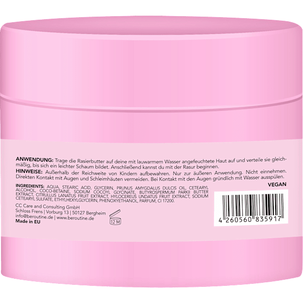 Rasierbutter Drachenfrucht- & Wassermelonenduft BE ROUTINE