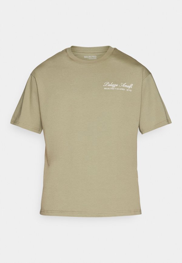 Selected SLHLOOSE PRINT O-NECK TEE