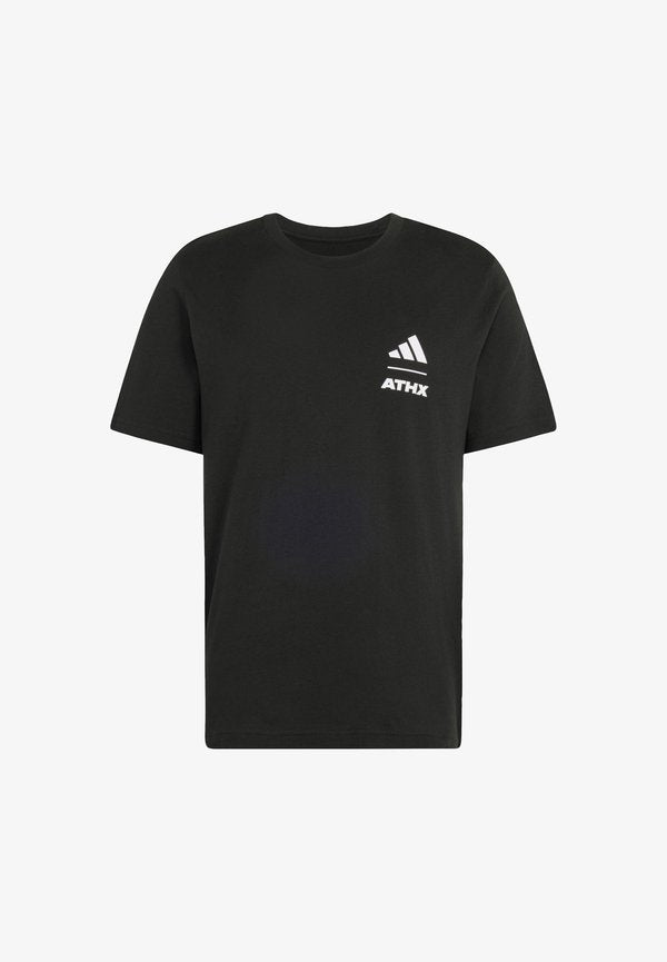 adidas Performance ATHX GRAPHIC T-SHIRT - Print T-shirt - black