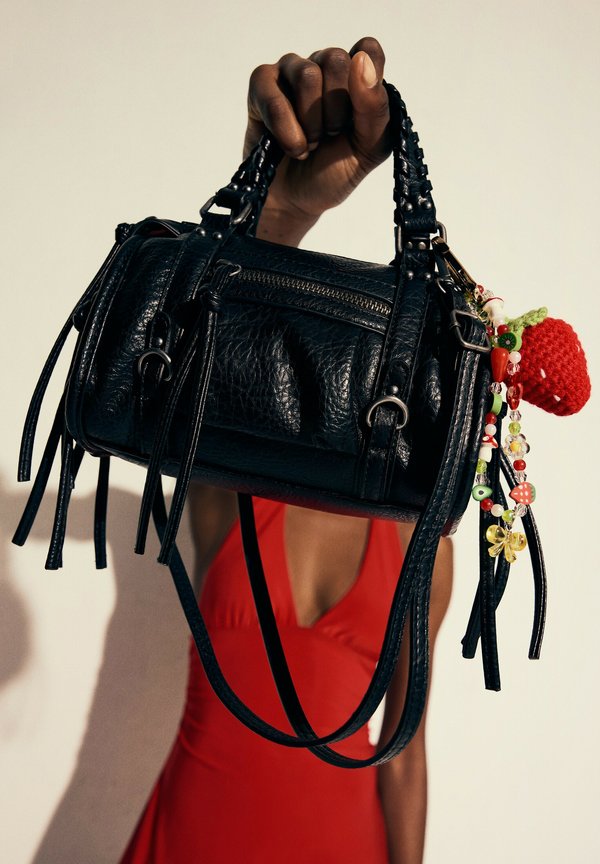 Bershka MINI - BOWLING BAG - Handbag - black