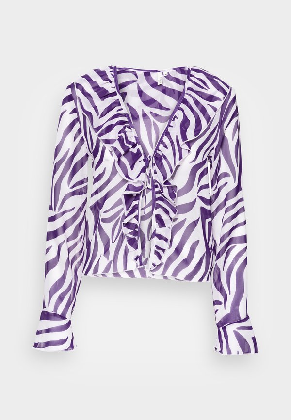 Nly by Nelly FRONT TIE RUFFLE BLOUSE