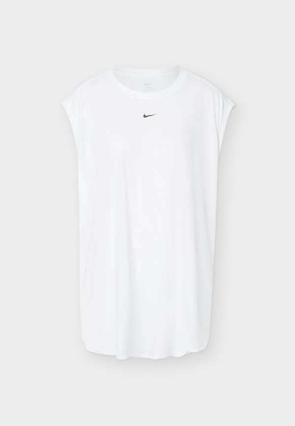 Nike Performance ONE RELAXED TANK - Top - white/black